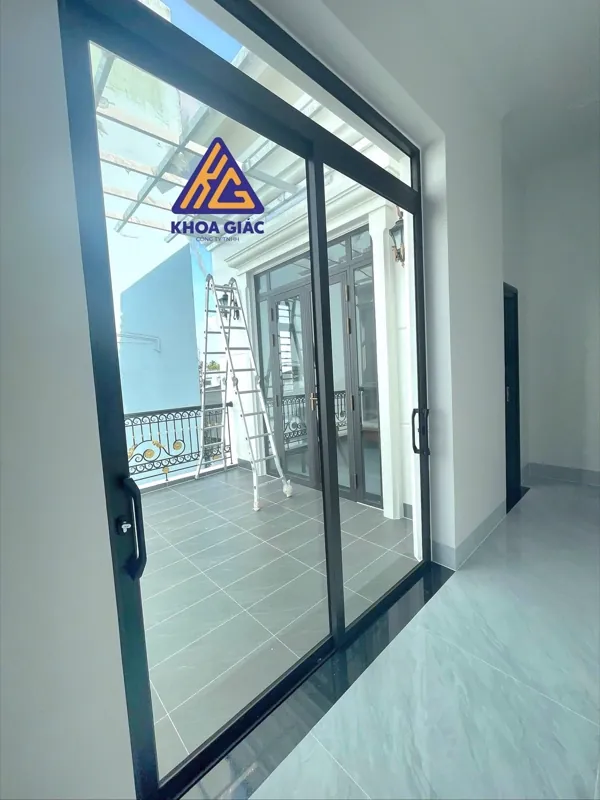 Cửa đi 2 cánh lùa — thi công tại Cần Thơ, Nhôm Kính Khoa Giác