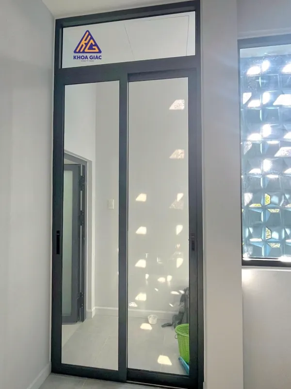 Cửa đi 2 cánh lùa — thi công tại Cần Thơ, Nhôm Kính Khoa Giác