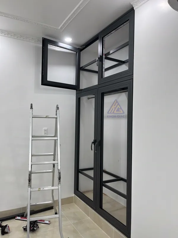 Tủ nhôm kính âm tường — thi công tại Cần Thơ, Nhôm Kính Khoa Giác