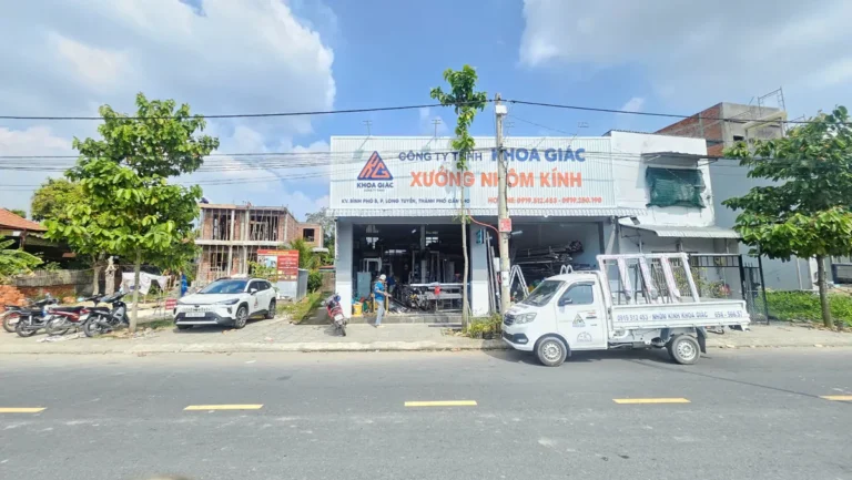 Xưởng nhôm kính Khoa Giác tại Cần Thơ — nhôm Xingfa chính hãng